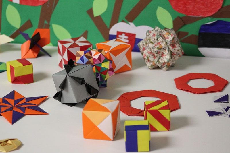 Alcuni esempi di figure di origami